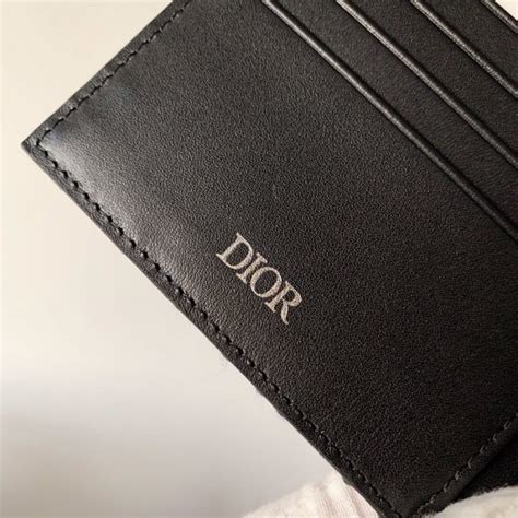 dior oblique mens wallet|men's compact wallet.